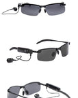 Stylish Stereo Bluetooth Glasses with Built-in Speakers, Wireless Connectivity, Hands-Free Calling, and UV Protection for Outdoor Activities - learnconnecthub