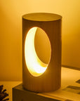 Solid Wood LED Reading Lamp – Stylish, Durable Wooden Base with Adjustable Brightness, Ideal for Desk, Nightstand, and Reading - learnconnecthub