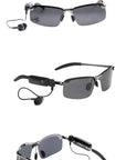 Stylish Stereo Bluetooth Glasses with Built-in Speakers, Wireless Connectivity, Hands-Free Calling, and UV Protection for Outdoor Activities - learnconnecthub