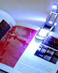 Portable Folding LED Book Light – Rechargeable, Clip-On Reading Light with Adjustable Neck, Ideal for Bedtime and Travel - learnconnecthub