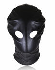 Eye Mask Blind Head Cover Black Solid Mouth Ball Mask - learnconnecthub